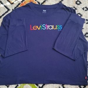 Womens Levi Strauss long sleeve tee